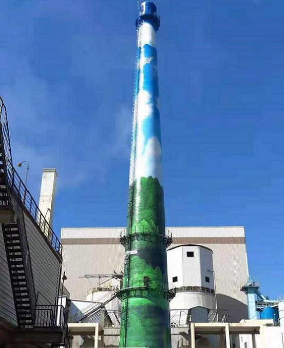 煙囪美化彩繪:藝術與功能的完美融合,打造工業(yè)景觀新風貌